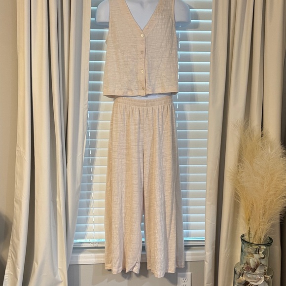 Z Supply Sway Textures Slub top & pant set - Picture 1 of 7